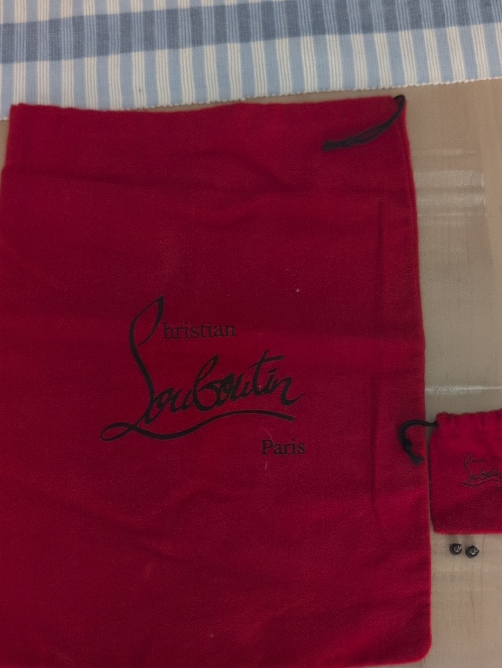 Christian Louboutin Heel Tips & Dustbag